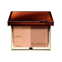 CLARINS Двухцветная компактная минеральная пудра SPF 15 Bronzing Duo № 01 Light, 10 г