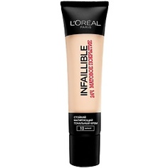 L`OREAL Cтойкий тональный крем Infaillible 24ч Матовое покрытие № 10 фарфор LOreal Paris