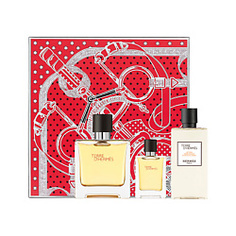 HERMÈS Set Terre d`Hermès Parfum Духи 75 мл + Духи 12,5 мл + Лосьон после бритья 40 мл