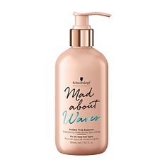SCHWARZKOPF PROFESSIONAL Бессульфатный очищающий крем для тонких, нормальных и жестких волос Mad About Waves 300 мл