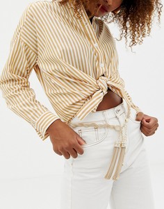 Ремень-цепочка с кисточками ASOS DESIGN - Золотой