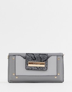 Серый бумажник River Island - Серый