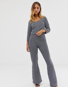 Жаккардовый топ с овальным вырезом ASOS DESIGN - Мульти
