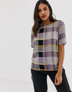 Свободный топ в клетку Vila - Мульти
