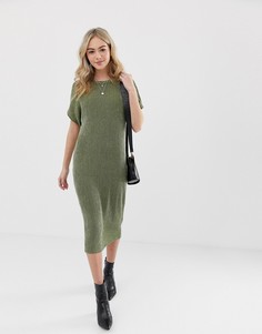 Платье-футболка миди ASOS DESIGN - Зеленый