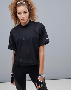 Черная свободная футболка Nike Training Dry - Черный