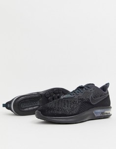 Черные кроссовки Nike Running Air Max 4 4485-002 - Черный