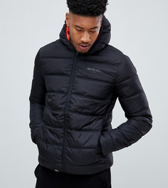 Черная дутая куртка с капюшоном Sixth June эксклюзивно для ASOS - Черный
