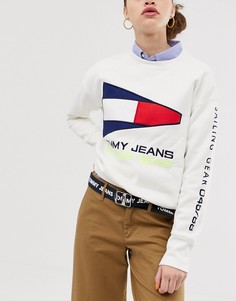 Тканый ремень Tommy Jeans - Темно-синий