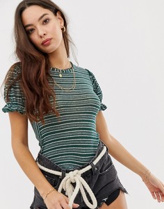 Футболка Free People take one for the team - Синий