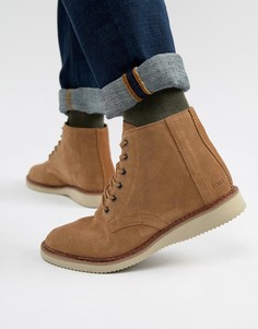 Коричневые водоотталкивающие ботинки на шнуровке Toms Porter - Коричневый