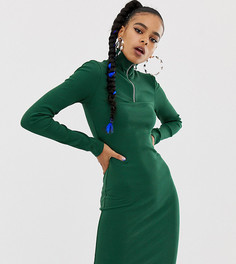 Облегающее платье на молнии COLLUSION - Зеленый