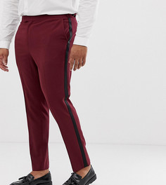 Брюки скинни сливового цвета под смокинг ASOS DESIGN Plus - Фиолетовый