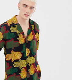 Рубашка с принтом Reclaimed Vintage inspired - Черный