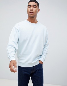 Свободный свитшот ASOS DESIGN - Синий