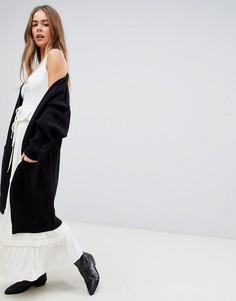 Длинный кардиган Free People Irreplaceable - Черный