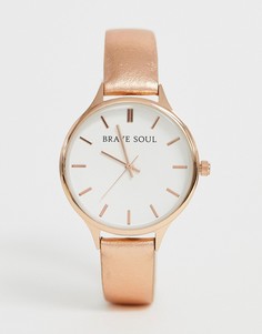 Женские часы с металлическим ремешком Brave Soul - Золотой