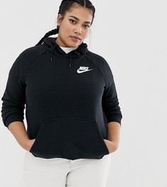 Черный худи Nike Plus rally - Черный