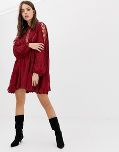 Платье-туника Free People - Красный
