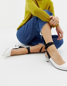 Туфли на среднем каблуке ASOS DESIGN - Белый