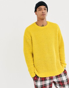 Желтый oversize-джемпер ASOS DESIGN - Желтый