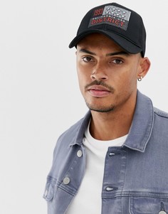 Черная бейсболка с нашивкой ASOS DESIGN - Черный