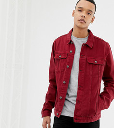 Красная джинсовая куртка ASOS DESIGN Tall - Красный