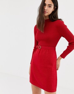 Платье с ремнем Free People French Girl - Красный