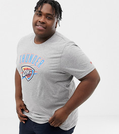 Серая футболка New Era PLUS NBA Thunders - Серый