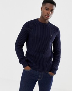 Темно-синий джемпер в рыбацком стиле Jack Wills Hammond - Темно-синий