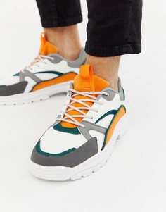Кроссовки на массивной подошве ASOS DESIGN - Белый