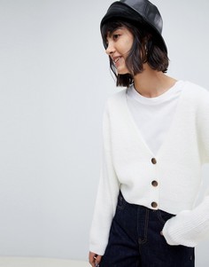 Кардиган на пуговицах ASOS DESIGN - Кремовый