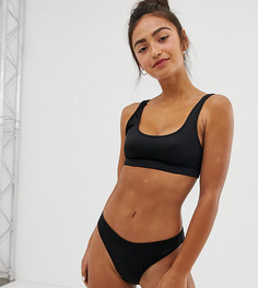 Черные трусы бикини Monki tanga mix & match - Черный