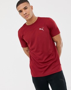 Бордовая футболка Puma Running 517242-08 - Красный