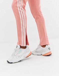 Белые кожаные кроссовки премиум-класса adidas Originals Falcon - Белый