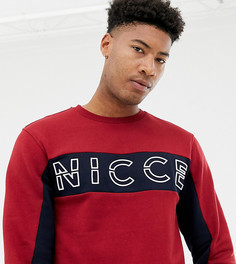 Красный свитшот с логотипом на груди Nicce эксклюзивно для ASOS - Красный