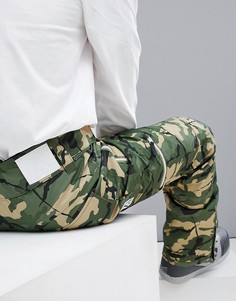 Камуфляжные горнолыжные брюки Wear Colour Sharp - Зеленый