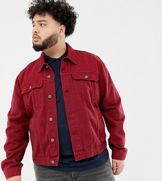 Красная джинсовая куртка ASOS DESIGN Plus - Красный