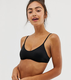 Черный бикини-топ с перекрестной спинкой Monki - Черный