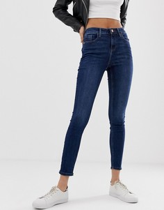 Выбеленные джинсы скинни Miss Selfridge Sofia - Синий