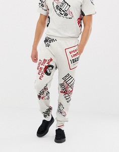 Серые джоггеры с графическим принтом Billionaire Boys Club - Серый