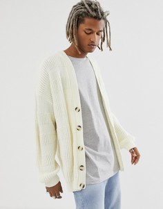 Белый oversize-кардиган ASOS DESIGN - Белый