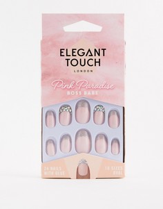 Накладные ногти Elegant Touch Pink Paradise - Boss Babe - Мульти