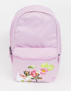 Розовый рюкзак с логотипом и цветочным принтом Nike Heritage - Розовый