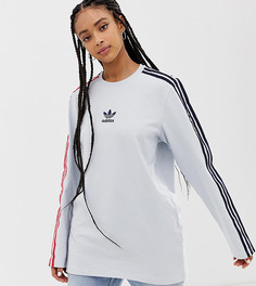 Лонгслив в полоску adidas Originals - Белый