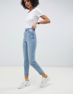 Джинсы слим в винтажном стиле с завышенной талией ASOS DESIGN Farleigh - Синий
