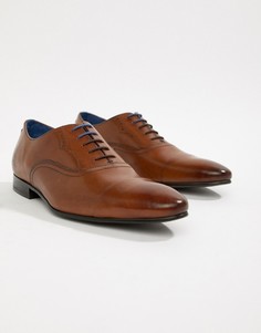 Светло-коричневые кожаные оксфордские туфли Ted Baker Murain - Рыжий