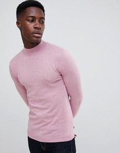 Розовый обтягивающий свитер ASOS DESIGN - Розовый