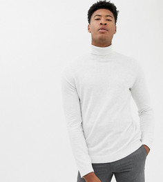 Белая хлопковая водолазка ASOS DESIGN Tall - Белый