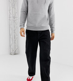 Черные укороченные зауженные джинсы Crooked Tongues - Черный